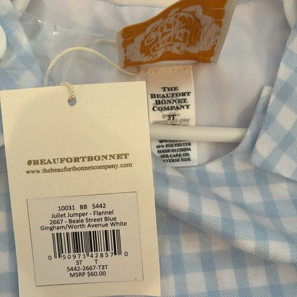 TBBC Juliet Jumper Beale Street Blue Gingham - Picture 3 of 3